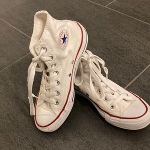 Converse All Star White High Top Sneakers Women’s Sz. 5.5